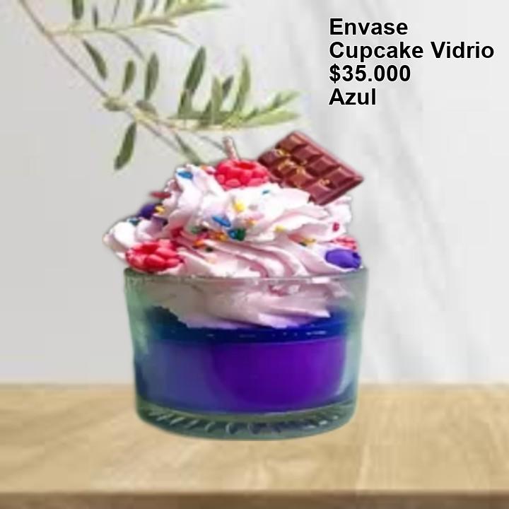 cupcake vidrio